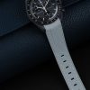 Light Grey Monaco Rubber Strap For Moonswatch