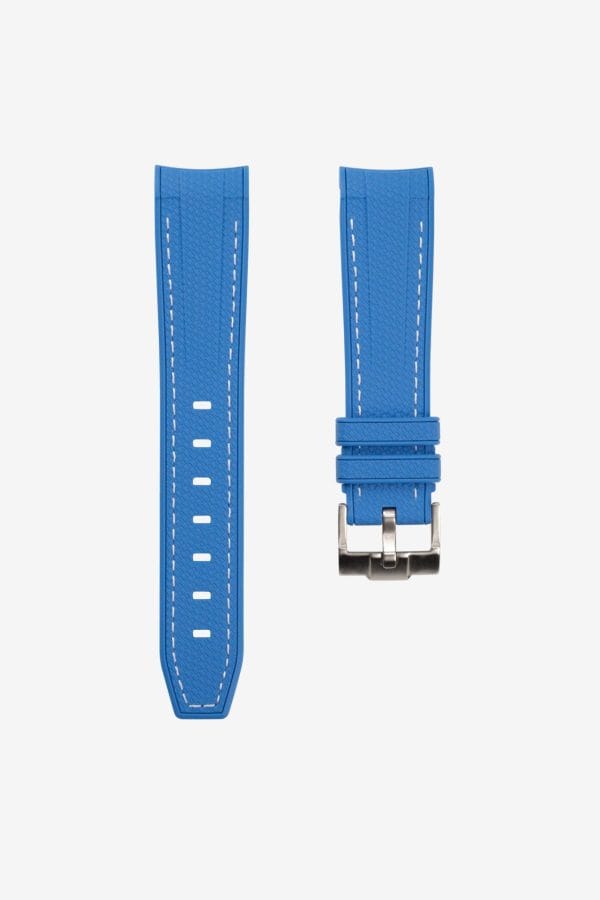 Rubber strap for Omega X Moonswatch - Monaco - Blue