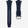 Navy rubber strap for Tissot PRX