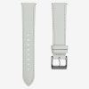 White Leather Watch Strap - Epsom Texture