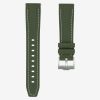 Straight End Rubber Watch Strap - Army Green- Apple Watch Band